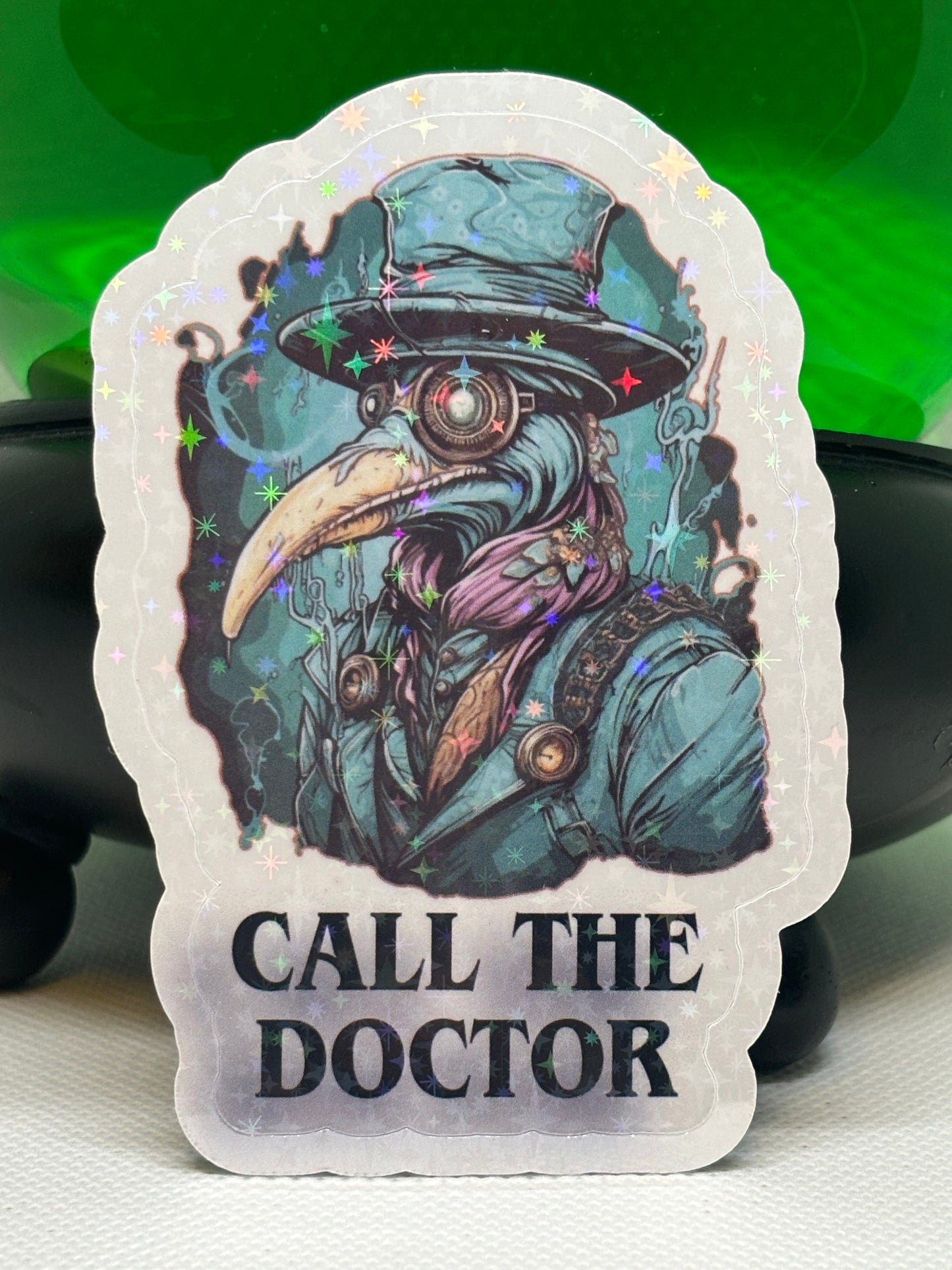 Plague Doctor Stickers (Set of 4)