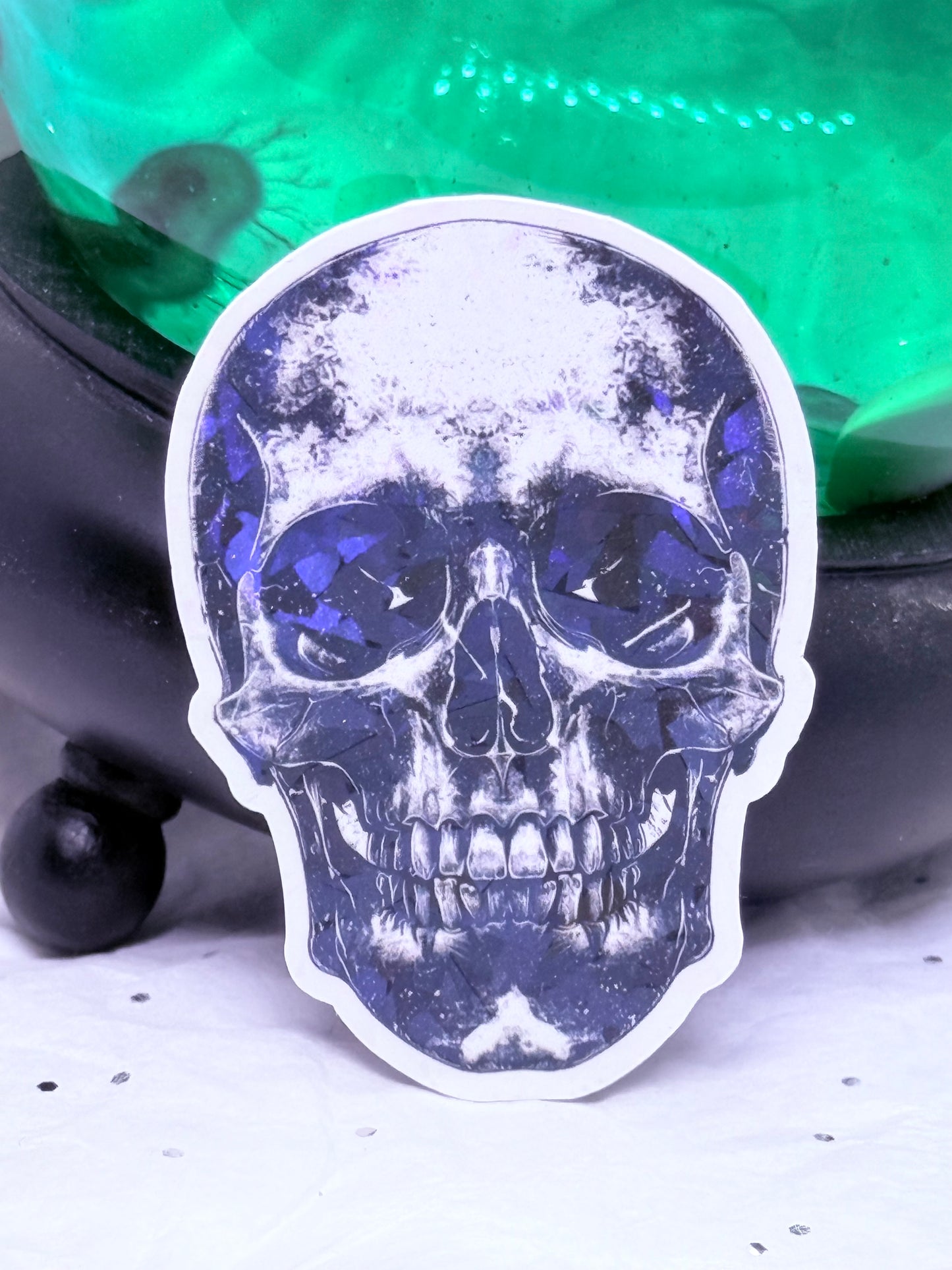 Black Skull Sticker