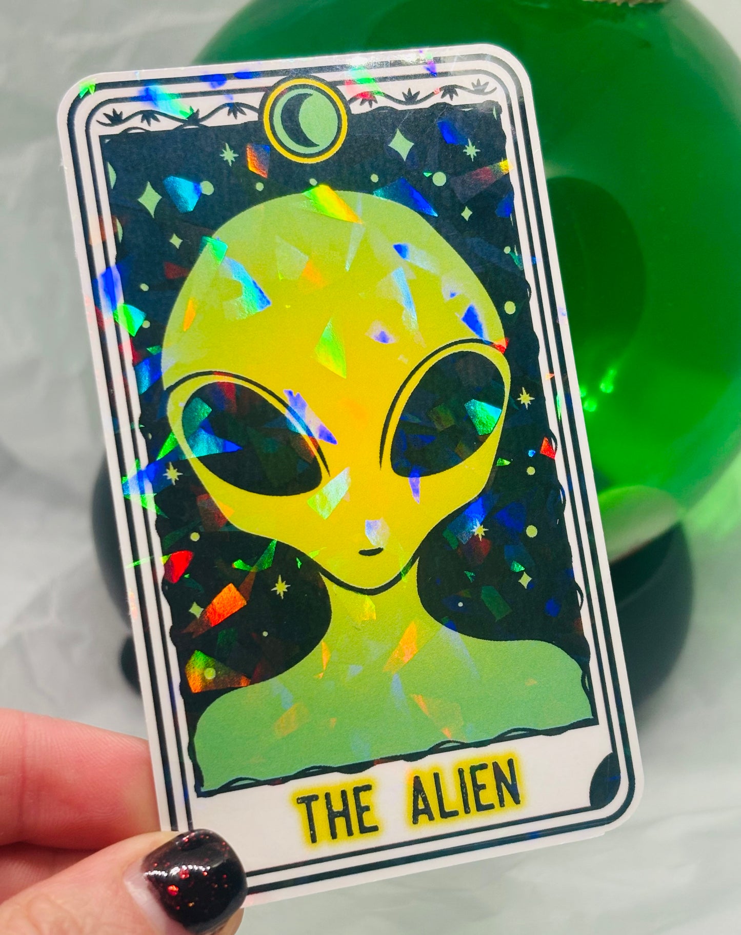 Tarot Sticker - The Alien