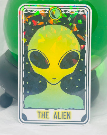 Tarot Sticker - The Alien