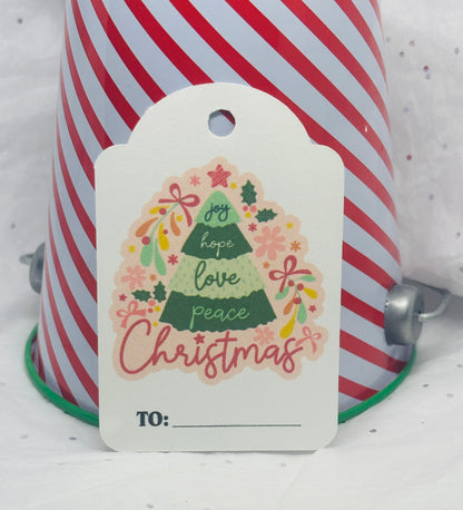 Retro Christmas Gift Tags (12pk)