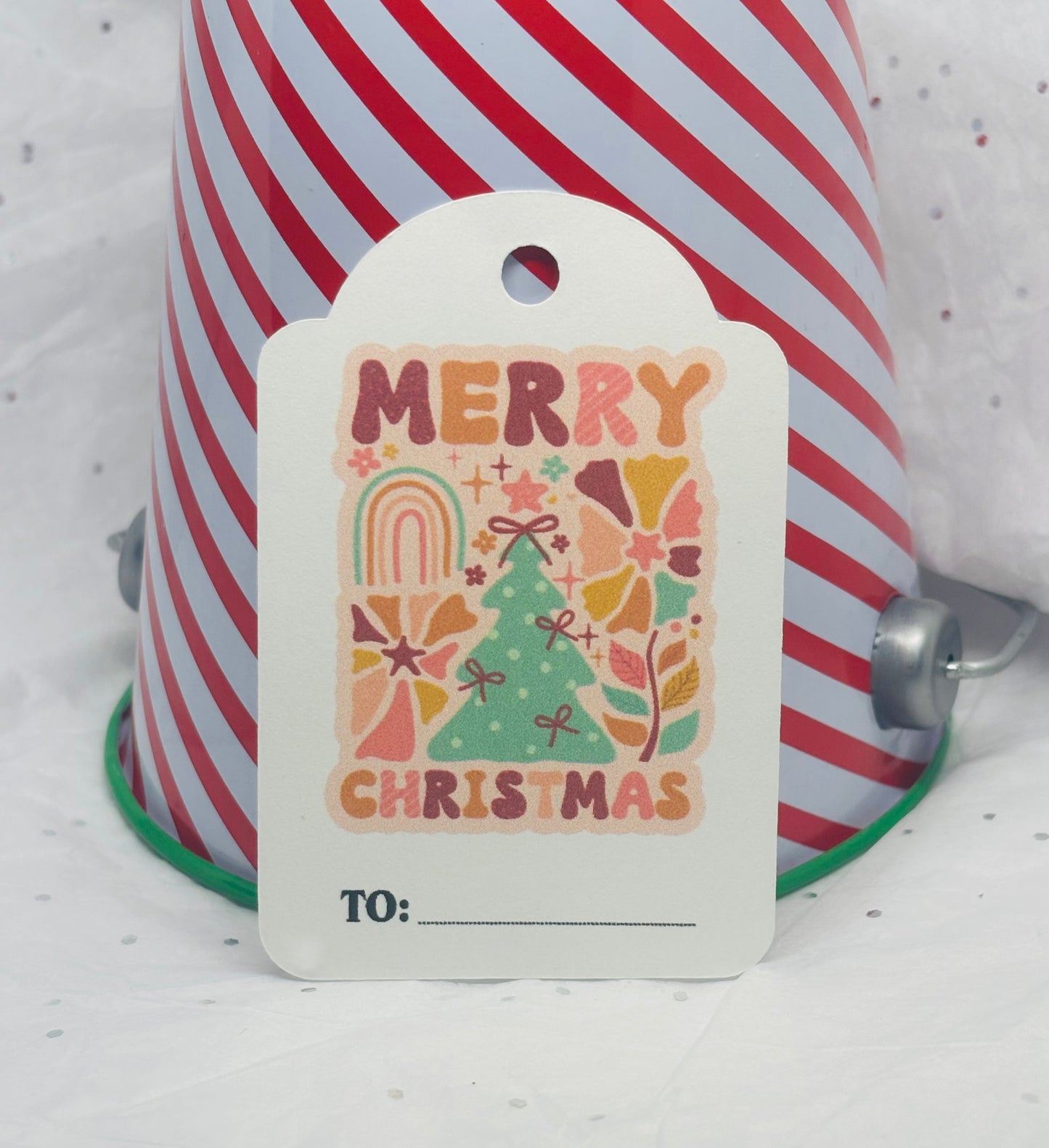 Retro Christmas Gift Tags (12pk)