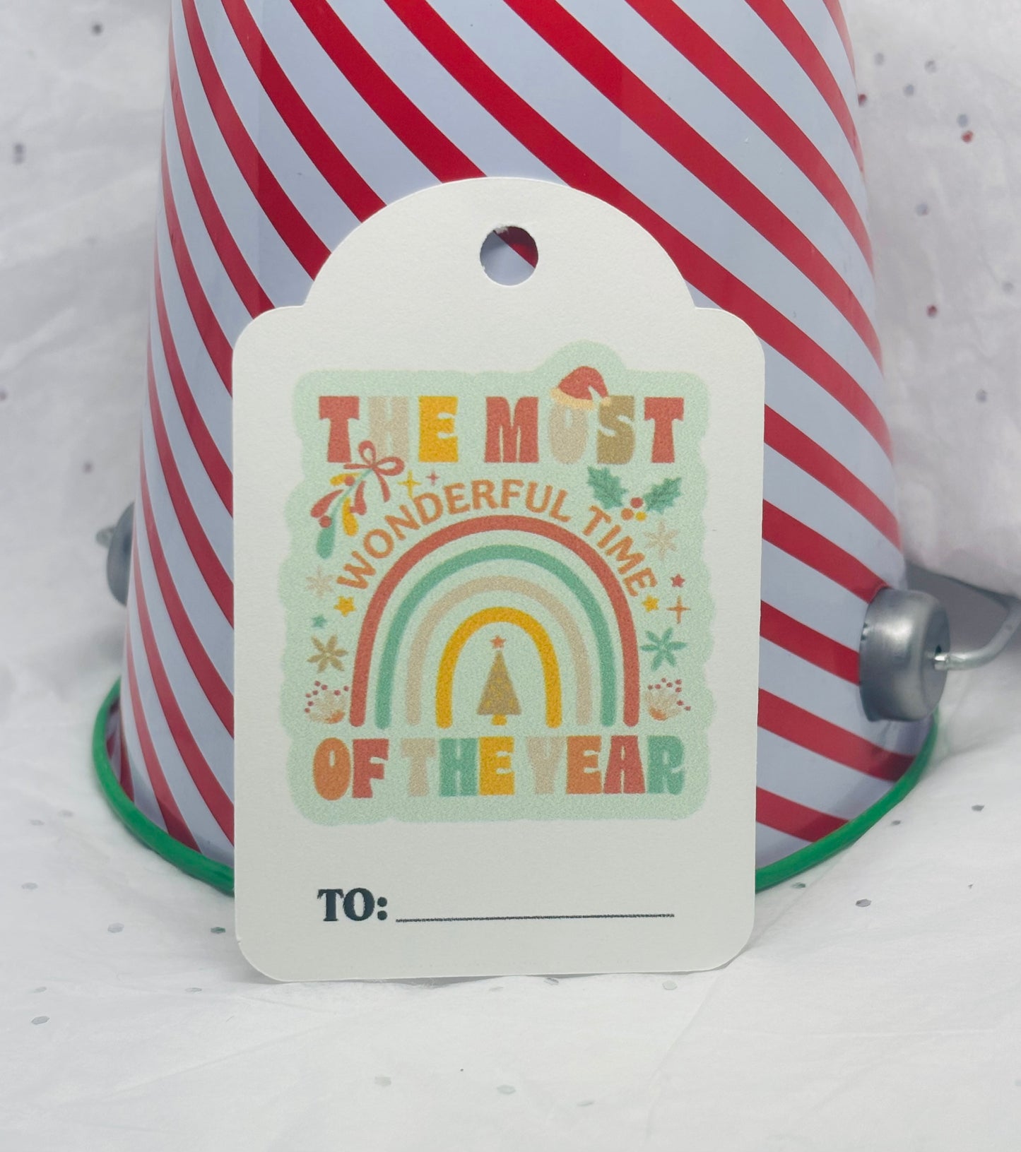 Retro Christmas Gift Tags (12pk)