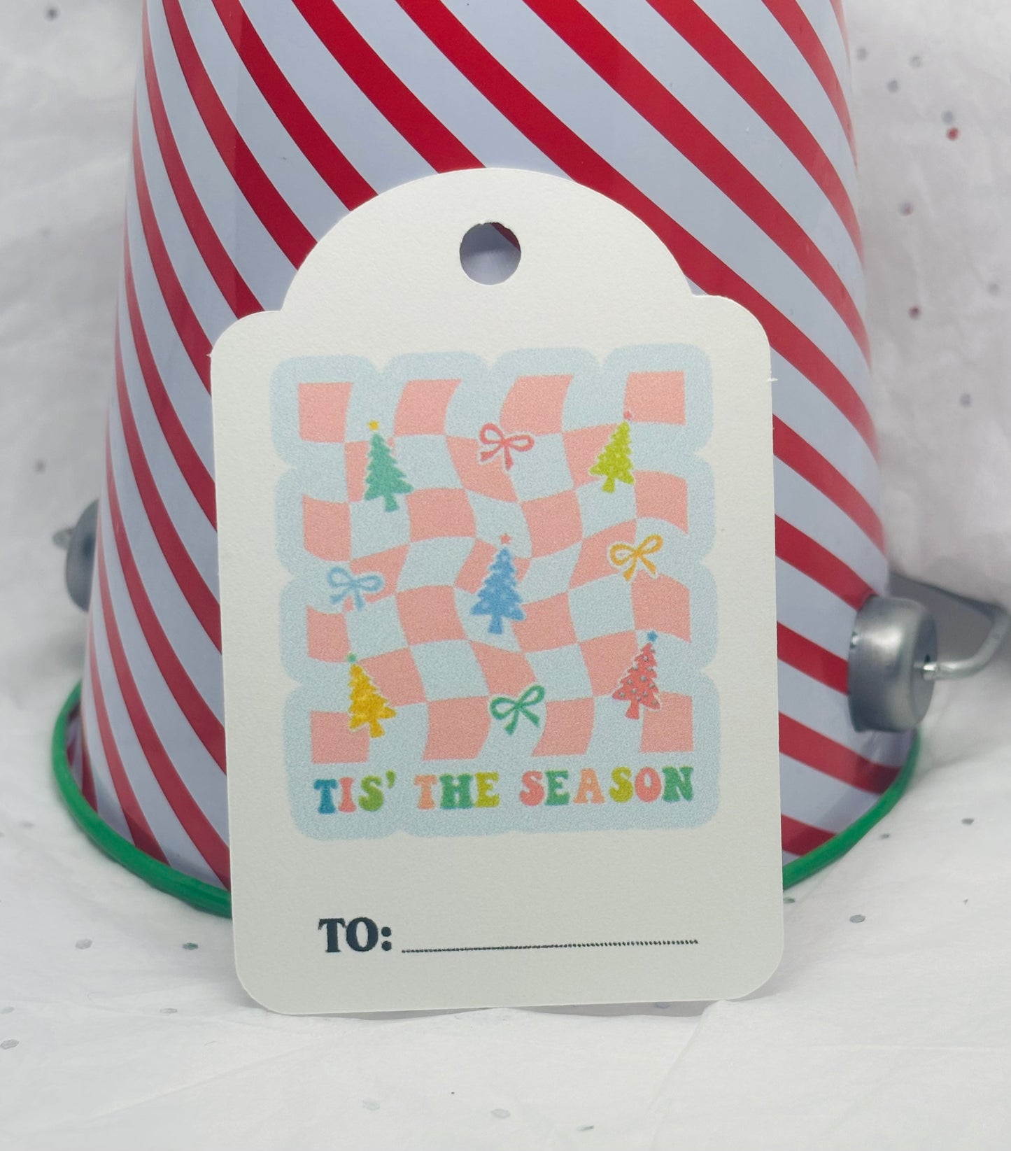 Retro Christmas Gift Tags (12pk)