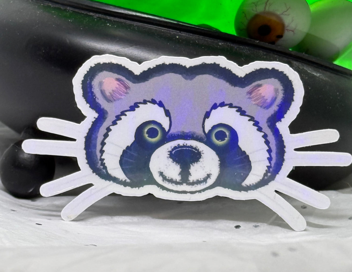 Cute Raccoon Sticker