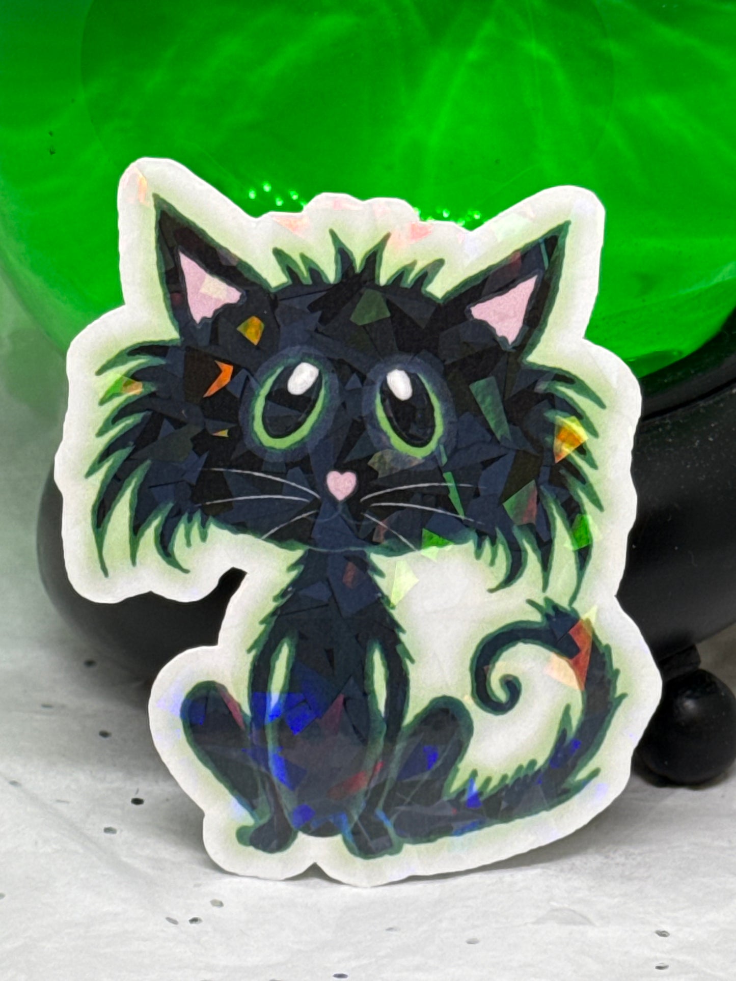 Toxic Black Cat Sticker