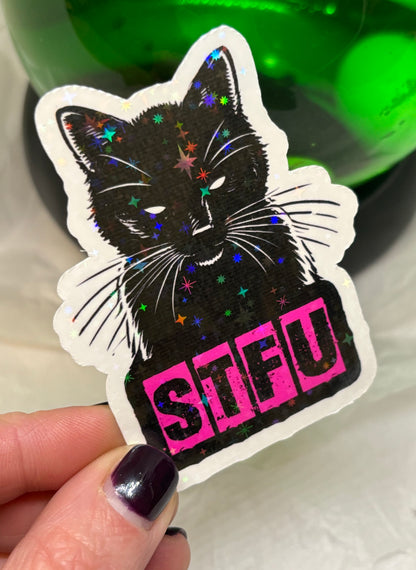 STFU Sticker