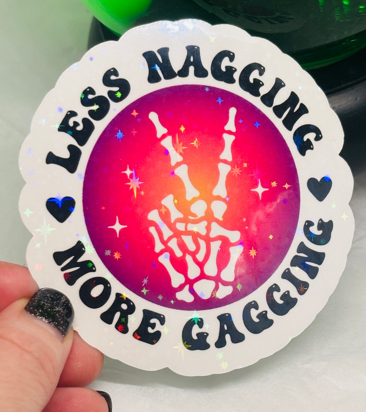 Less Nagging Sticker