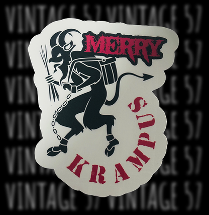 Merry Krampus Sticker