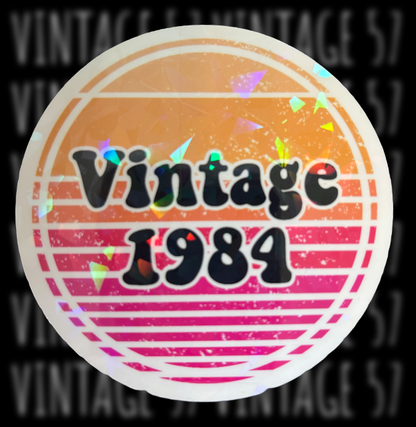 Vintage 1984 Sticker